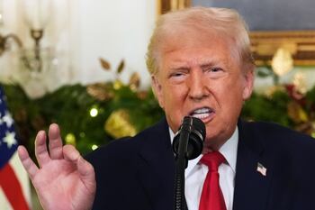 El presidente Donald Trump se