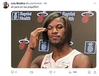 Jimmy Butler jugó dominó y