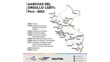 Calendario de marchas a nivel