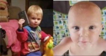 Dos de los cinco niños