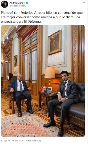 Federico M. Arreola es presidente