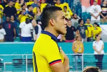 Andrés Chicaiza disputó la Copa