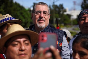 Guatemala's President-elect Bernardo Arevalo takes