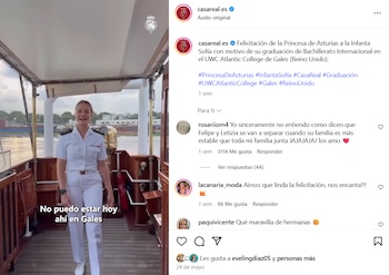 Felicitación de la princesa Leonor