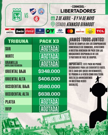 Atlético Nacional está en el