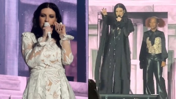 Laura Pausini sorprende en Lima con “Pagan mucho, pero no saben”: para concierto y reclama a la primera fila por no corear sus canciones