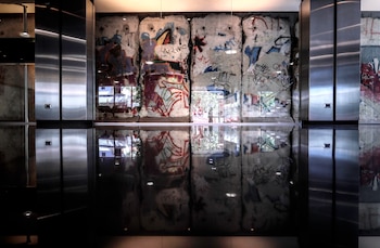 Vista del fragmento del Muro