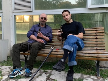Para despedir al Indio Solari, Wos publicó una foto inédita junto a él