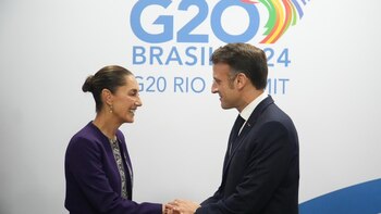 Sheinbaum y Macron dialogaron sobre temas de agua, salud e infraestructura. | Gobierno de México