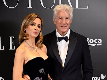 Richard Gere y Alejandra Silva