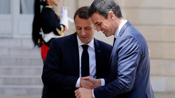 Macron y Sánchez