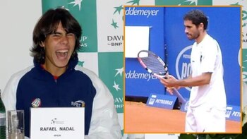Rafa Nadal y Ramón Delgado.