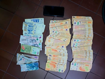 Durante el procedimiento policial se