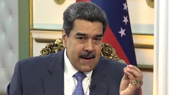 Nicolás Maduro en la entrevista