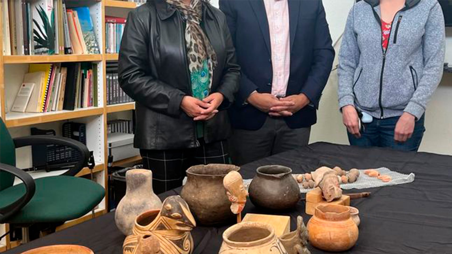 El Gobierno de México logra repatriar 160 piezas patrimoniales desde Estados Unidos, Canadá, Francia y Argentina en colaboración internacional. Crédito: gob.mx/sre