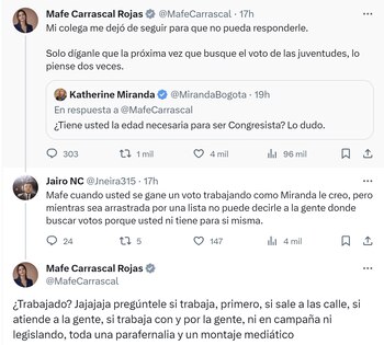 Las opiniones sobre la elección