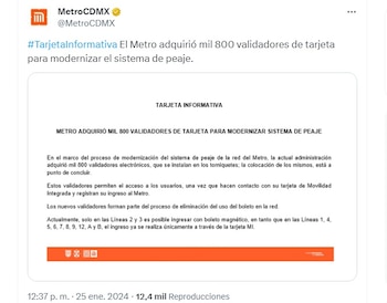 El Metro CDMX avanza en