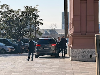 Martín Menem ingresa a la Casa Rosada para una nueva reunión de Gabinete