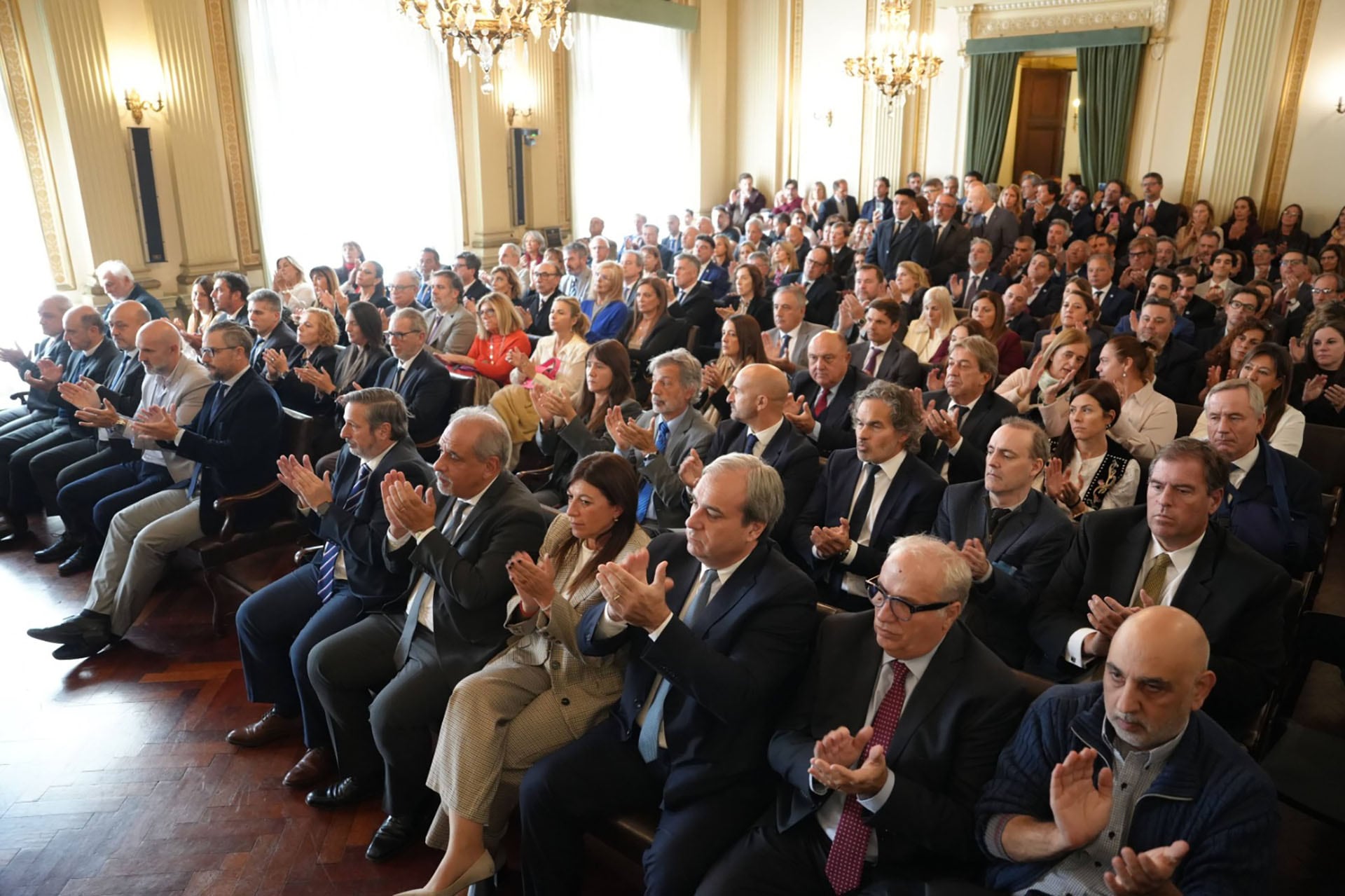 El acto contó el con el acompñamiento magistrados, representantes sindicales del Poder Judicial entre otros