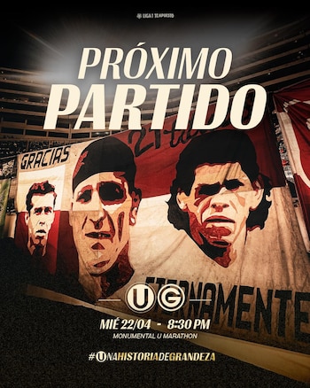 Universitario enfocado en su reto ante Garcilaso este miércoles 22 de abril.