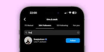 El perfil falso era seguido