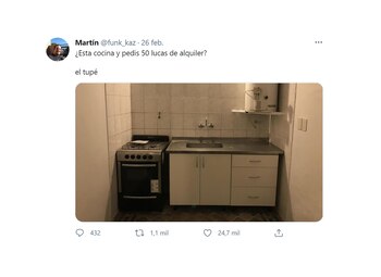 Desde su usuario @funk_kaz, Martín