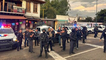 Reportan balacera a la entrada