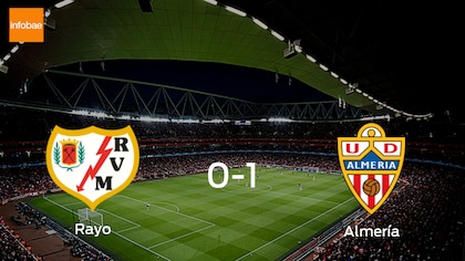 Almería vence 1-0 en el feudo de Rayo Vallecano