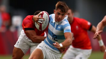 Marcos Moneta en acción. Una