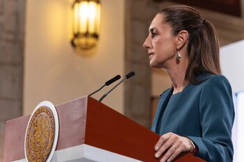 La presidenta Claudia Sheinbaum en
