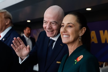 México tuvo presencia en la ceremonia de clausura del Mundial 2026 a través de Claudia Sheinbaum, como representante del país anfitrión en uno de los eventos deportivos más importantes del mundo. (Presidencia)