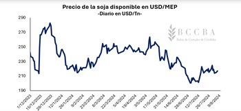 En términos de dólares reales