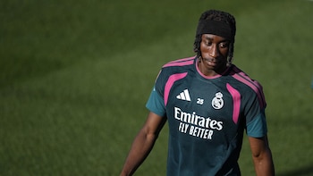 Yan Diomande vive su "bienvenida oficial" al Real Madrid