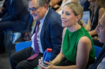 24/06/2026 La presidenta de la Junta, María Guardiola, tras recoger el Premio de Turismo de La Razón.
POLITICA ESPAÑA EUROPA EXTREMADURA
JUNTA DE EXTREMADURA