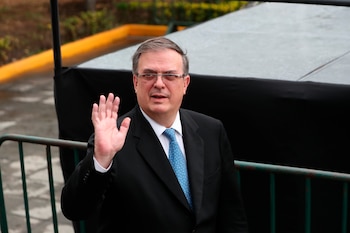El canciller mexicano Marcelo Ebrard