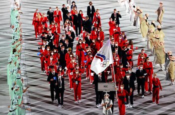 Russian athletes participated in the