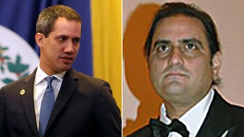 Juan Guiadó y Alex Saab