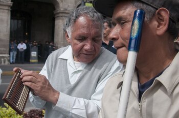 Las personas con discapacidad visual