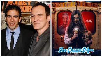 Eli Roth junto a Quentin Tarantino