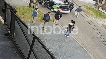 Los vecinos que se acercaron