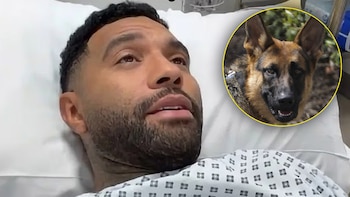 Una ex figura de la Premier League mostró cómo quedó su pierna tras el ataque de un perro: “Mi mascota evitó una situación horrible”