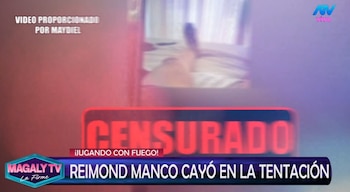 Raymond Manco en el ojo de la tormenta tras revelación de conversaciones comprometedoras. Captura: Magaly Tv La Firme.