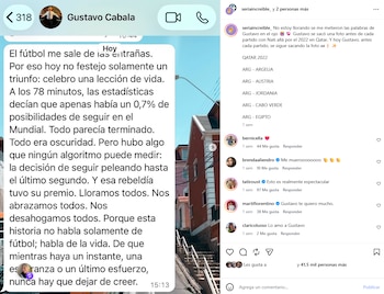 Bombachas rosas, peluches, uñas y looks albicelestes: los famosos argentinos y sus cábalas para la Scaloneta