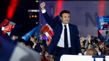 Emmanuel Macron fue reelecto presidente