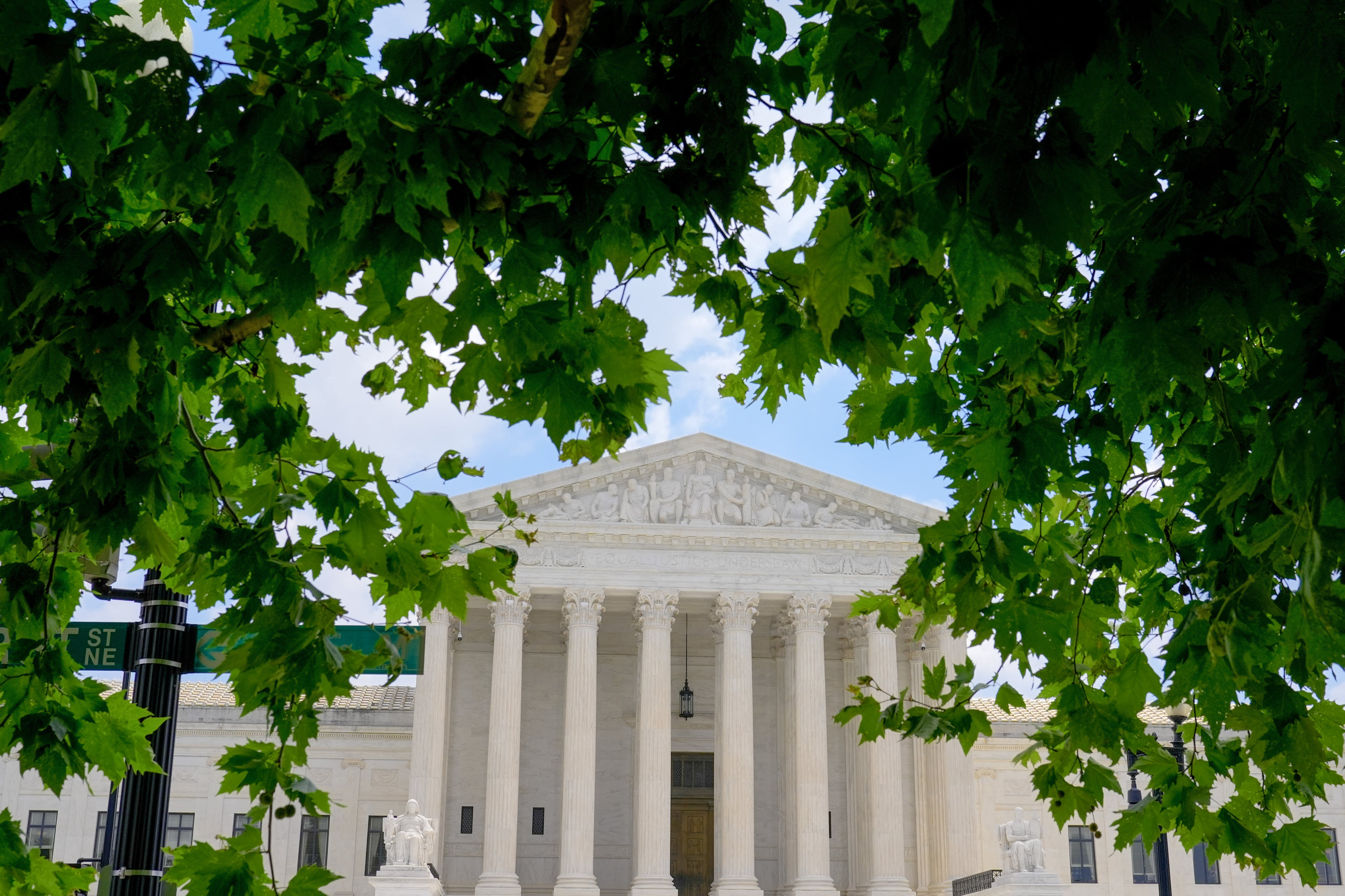 La sede de la Corte Suprema de Estados Unidos en Washington el 29 de junio del 2026. (AP foto/Mariam Zuhaib)