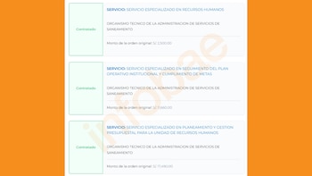 Jaime Consiglieri Flores obtuvo contratos