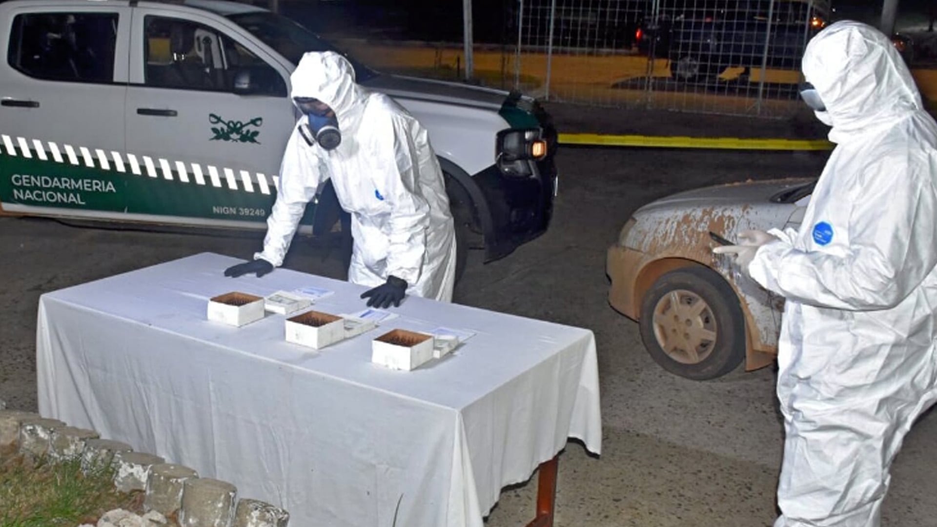 Personal de la División Criminalística de Gendarmería Nacional detectó que las ampollas contenían fentanilo.