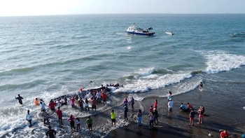 La corriente llevó a la