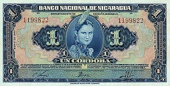 El billete de un córdoba