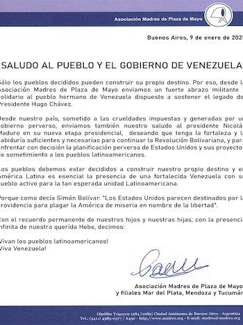 El comunicado de Madres de